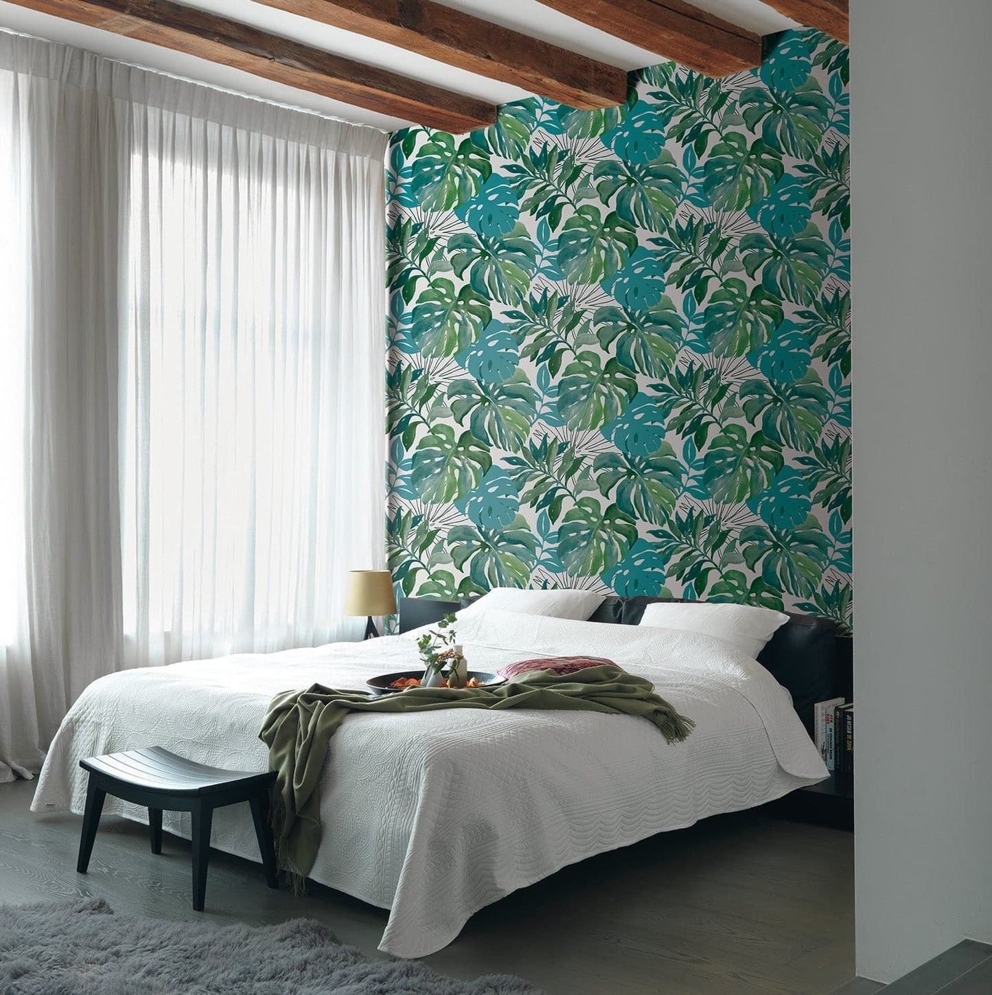 BOTANICAL WALLPAPER GREEN 53CMX10.5M