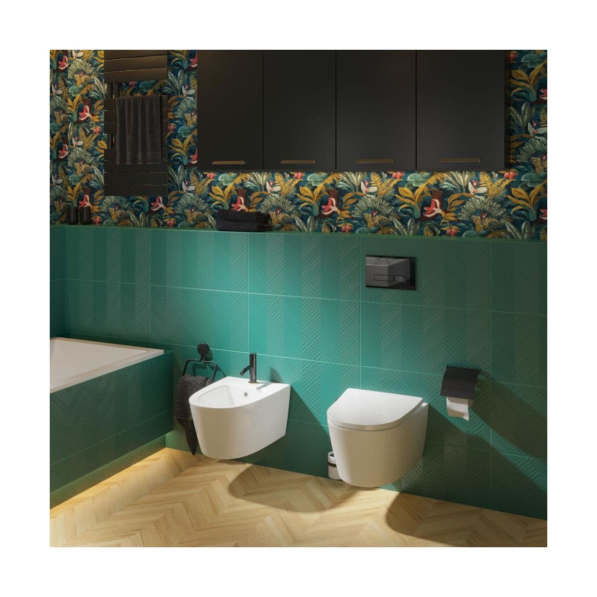 EDEN BLUE WALLPAPER 53CMX10.5M