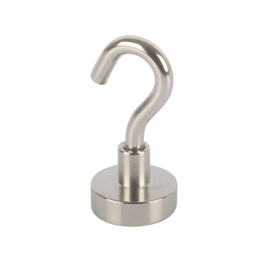 Bricocenter NEODYMIUM MAGNET WITH HOOK WITH ADHESIVE D16MMH36,5MM 2PCS.