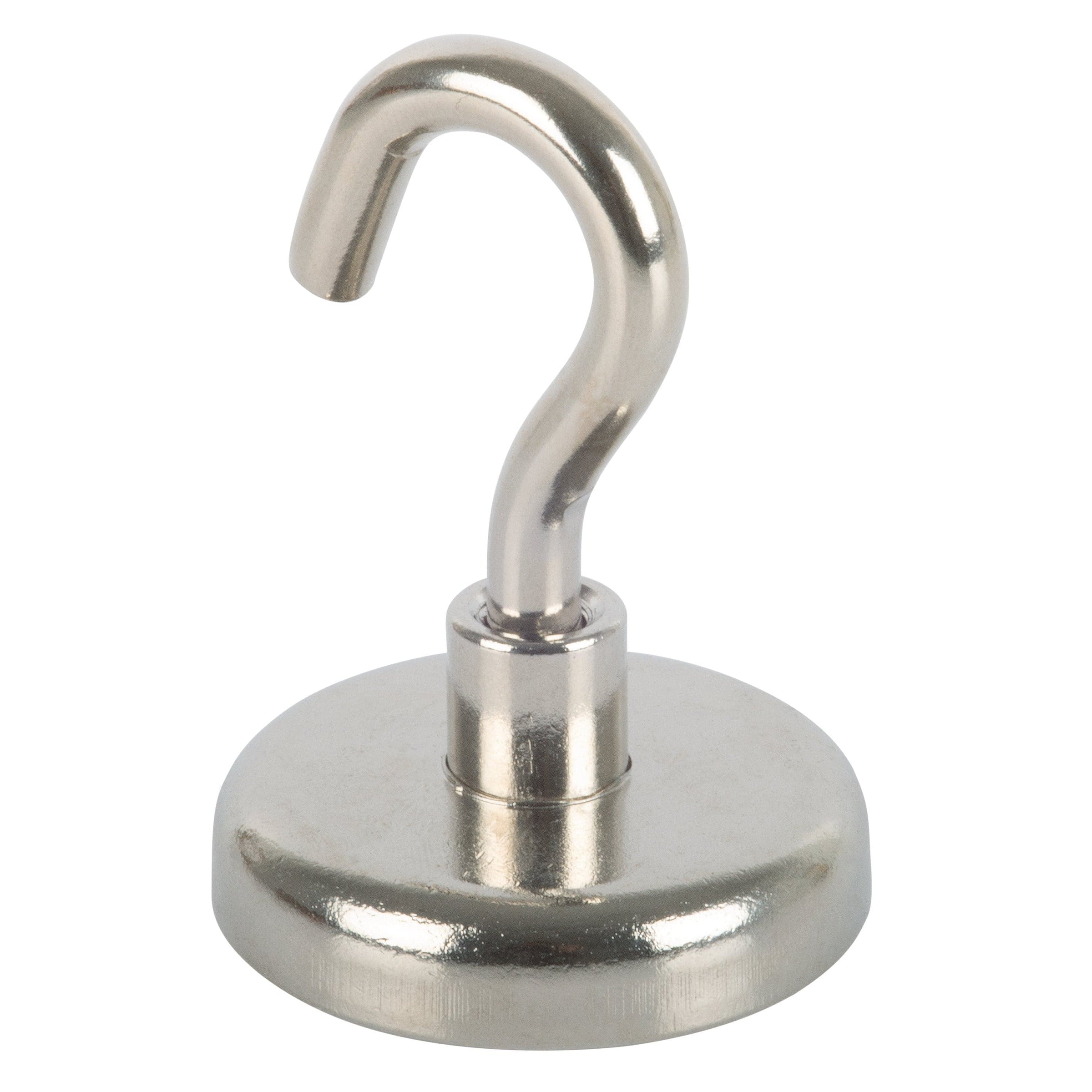Bricocenter NEODYMIUM MAGNET WITH HOOK WITH ADHESIVE D36MM H 49.5MM