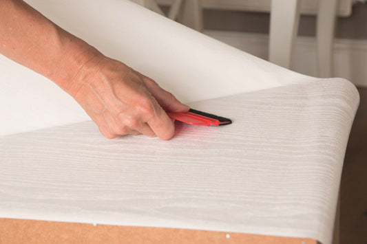 WHITE WOOD ADHESIVE PLASTIC 90x210