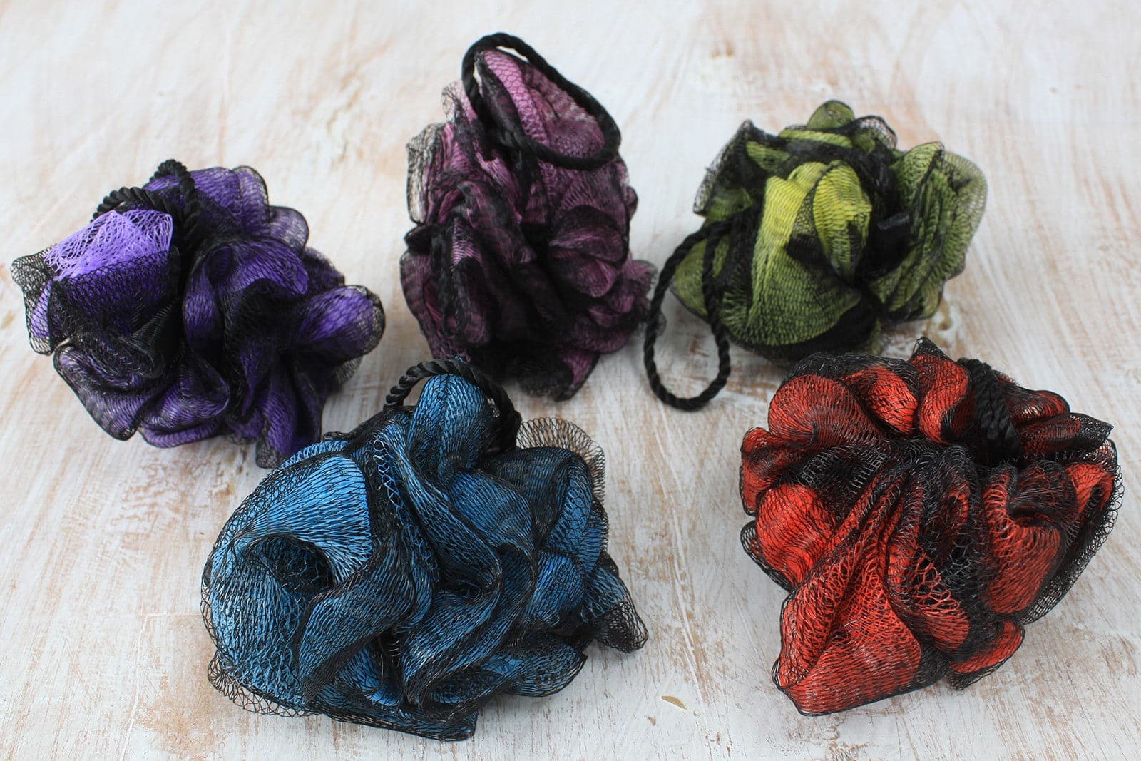 Parisian Luxury Scrunchies 5 asst (display tube) - 35gm - best price from Maltashopper.com SCRDT-04