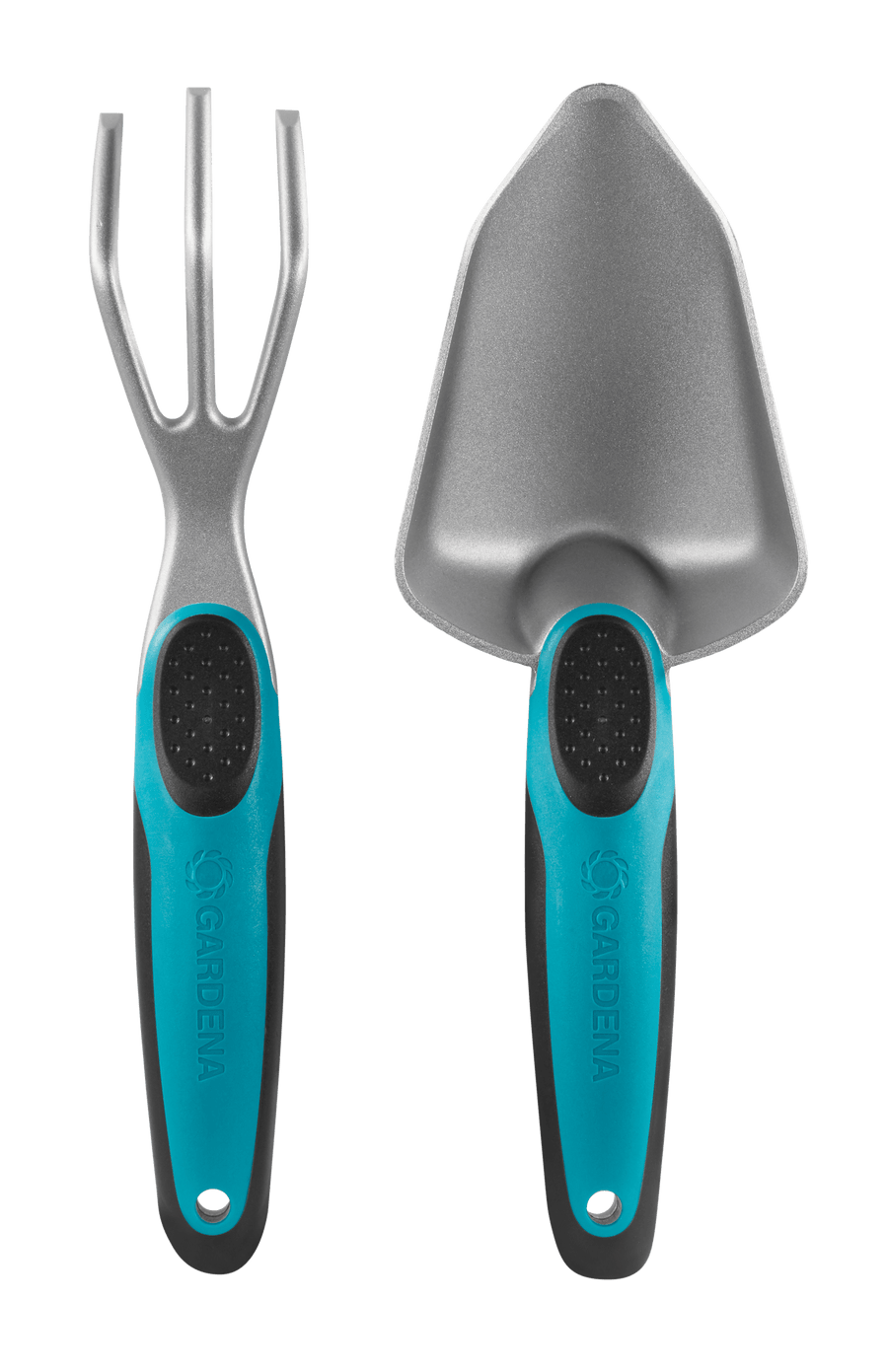 Bricocenter GARDENA TWO SMALL TOOLS SET IN ALUMINIUM AND ERGONOMIC HANDLE