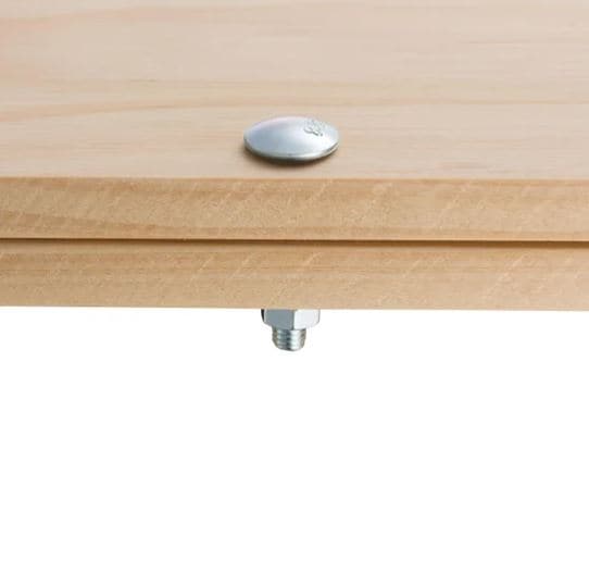 Bricocenter BOLT 8 X 60 MM DOMED HEAD, STEEL NUT AND WASHER, 20 PIECES