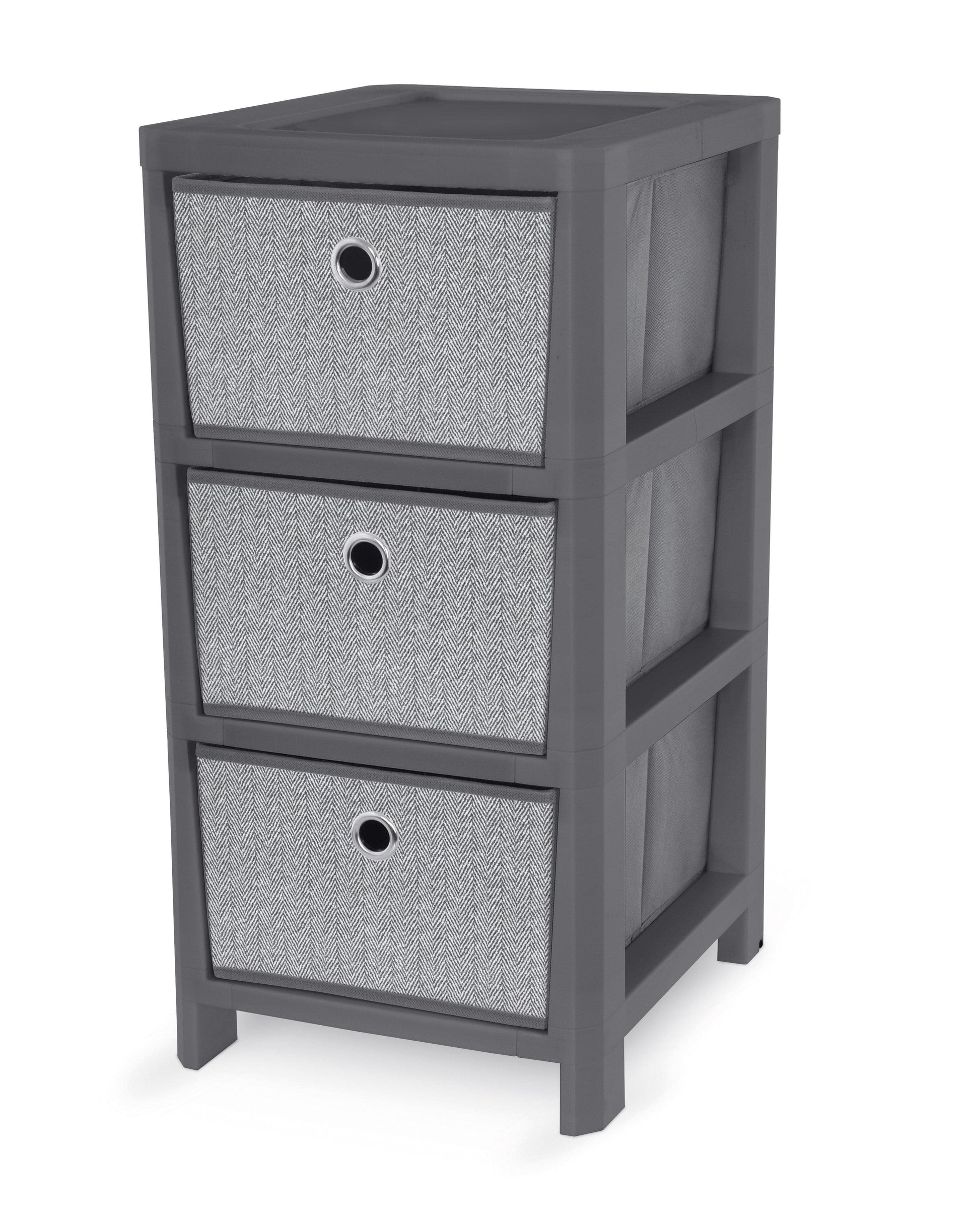 HERRINGBONE DECOR CHEST OF DRAWERS 32X37.5X64