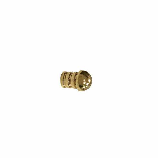 2 D 15 MM ZINC DIE-CAST GOLD KNOBS