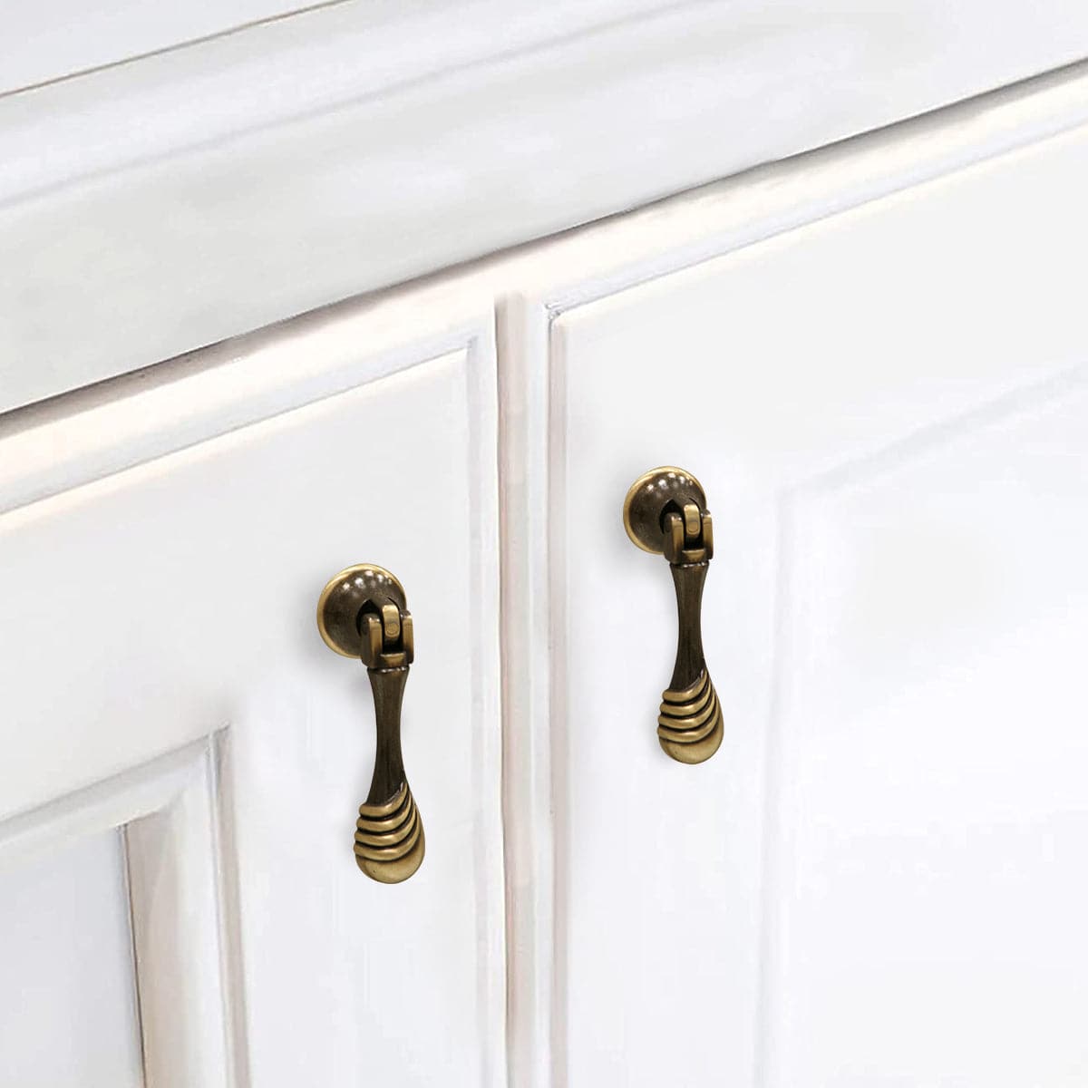 2 KNOBS 20X66MM BRUSHED BRONZE ZAMAK