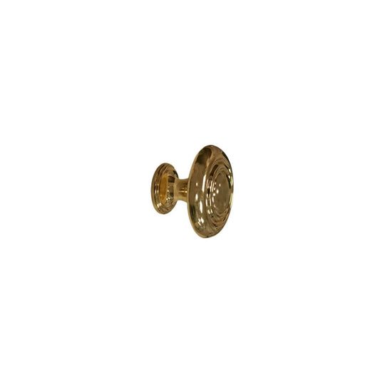 Bricocenter 2 D 30 MM POLISHED GOLD ZAMAK KNOBS