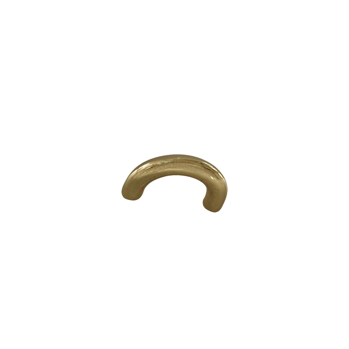 2 HANDLES 32 MM CENTRE DISTANCE IN POLISHED GOLD ZAMAK