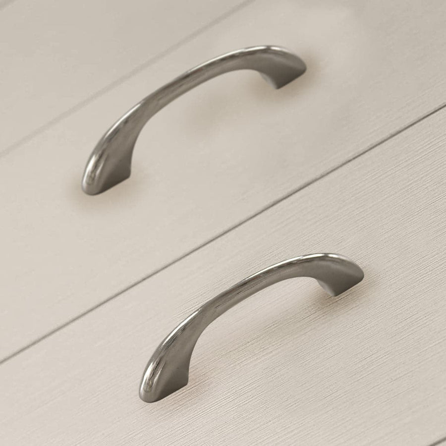 2 HANDLES 64 MM CENTRE DISTANCE IN CHROME-PLATED ZAMAK