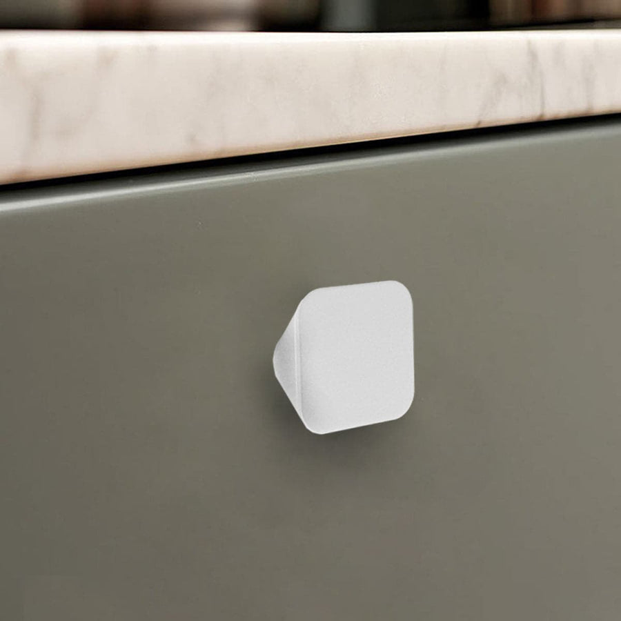 Bricocenter 2 KNOBS 27X27MM RECYCLED PLASTIC WHITE