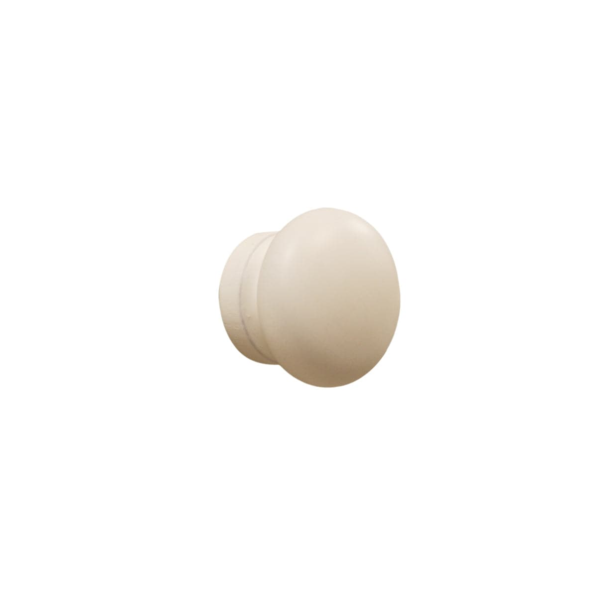 2 D 26 MM WHITE LACQUERED BEECH WOOD KNOBS