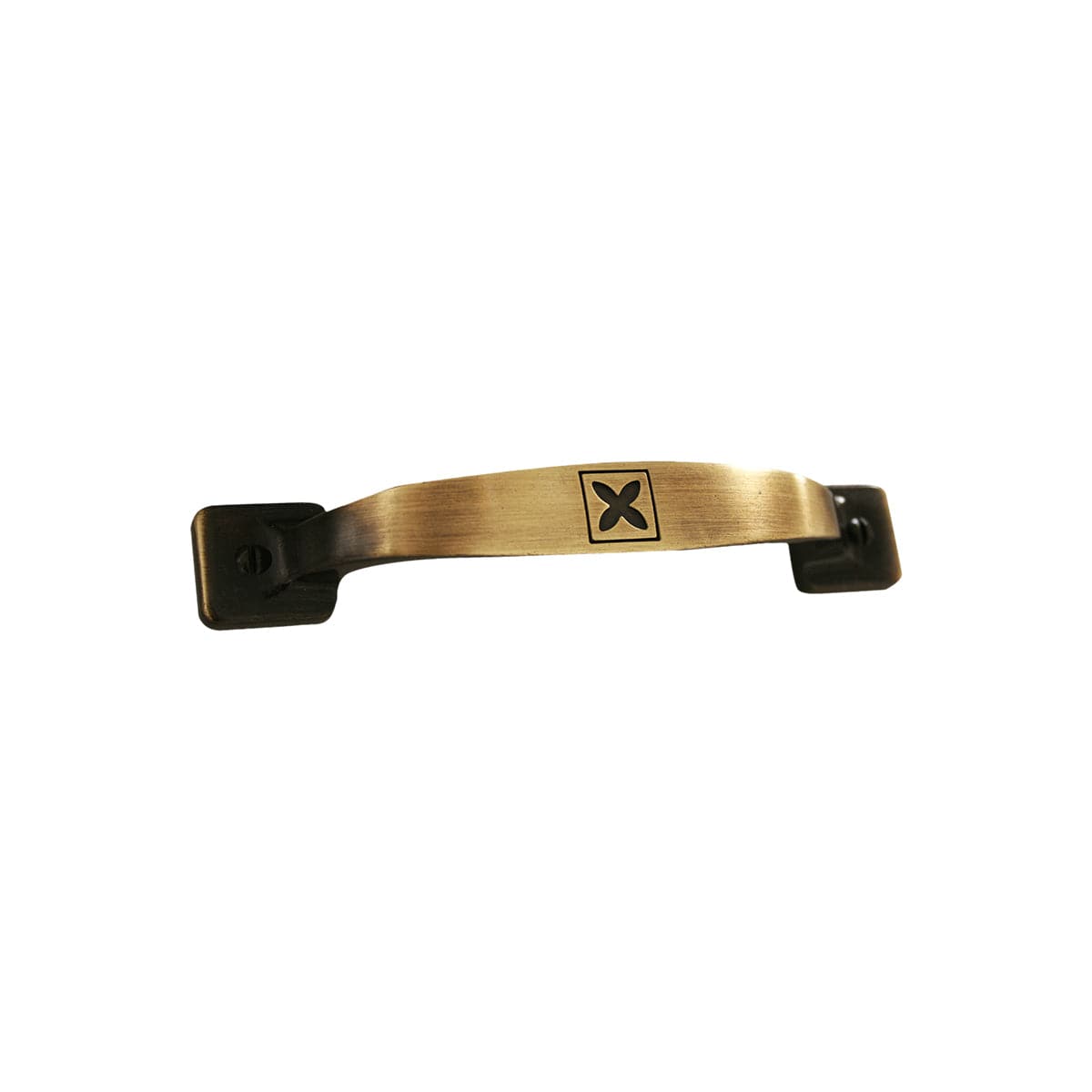 Bricocenter 2 HANDLES 96 MM CENTRE DISTANCE IN SATIN BRONZE ZAMAK