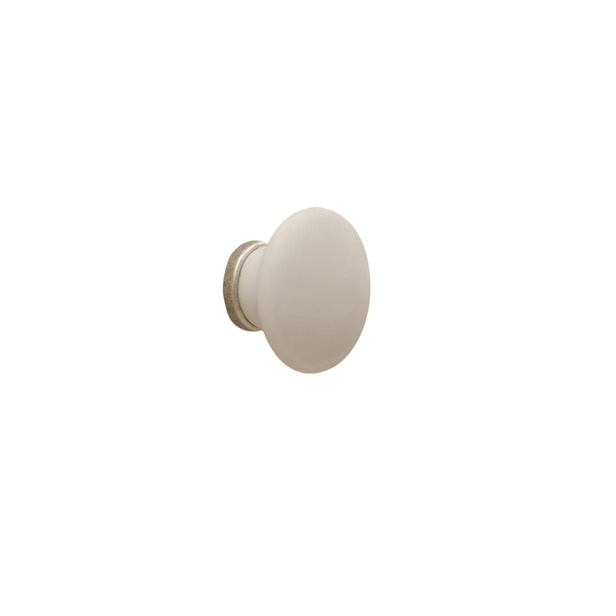 2 D 31 MM CERAMIC KNOBS WHITE