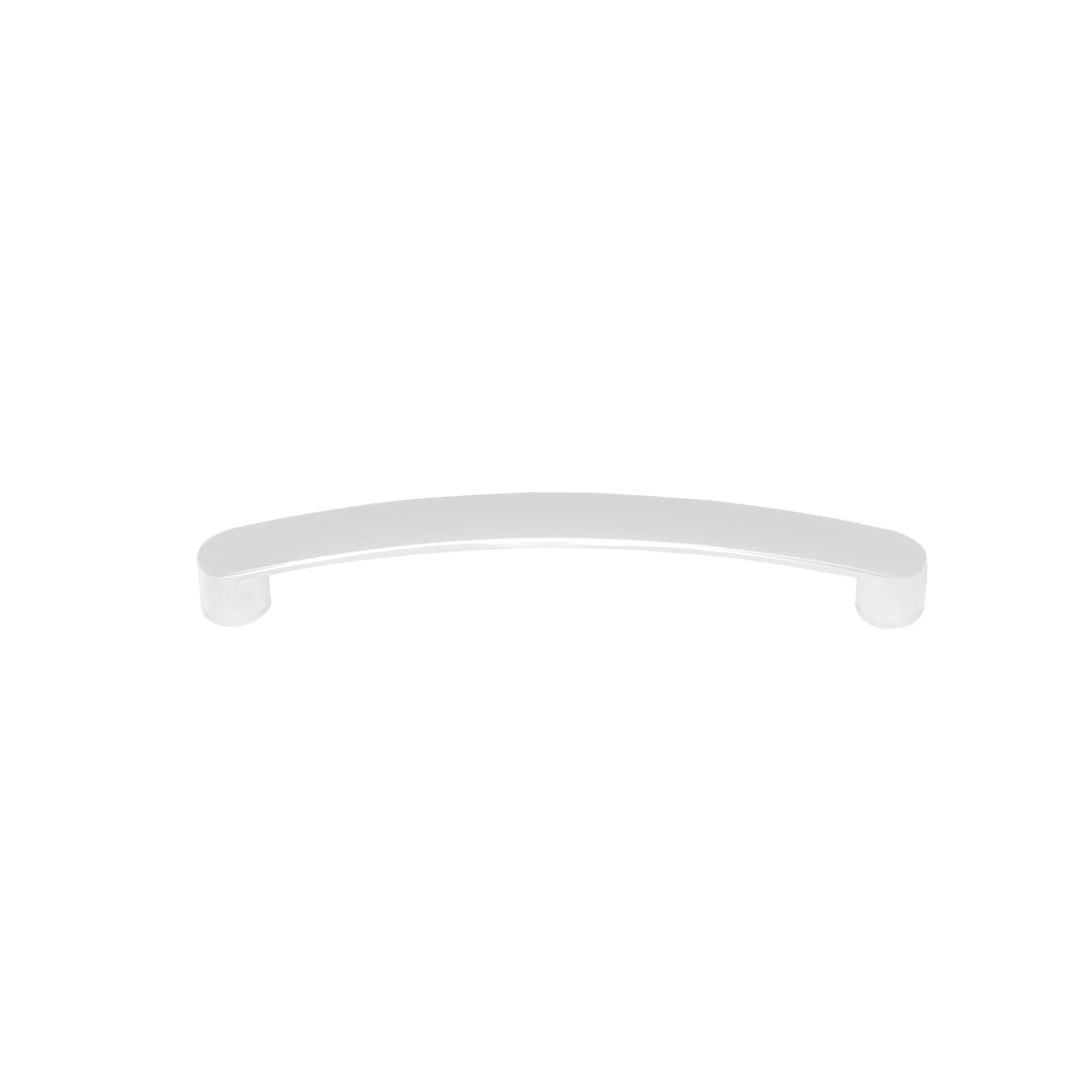 2 HANDLES 96 MM CENTRE DISTANCE IN MATT WHITE ZAMAK