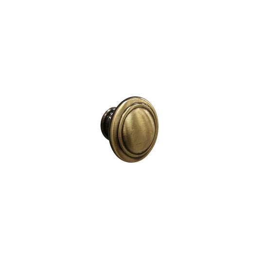 2 D 25 MM SATIN BRONZE ZAMAK KNOBS