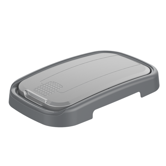 Bricocenter DUSTBIN LID ECOSWING 40LT GREY CORNICIE