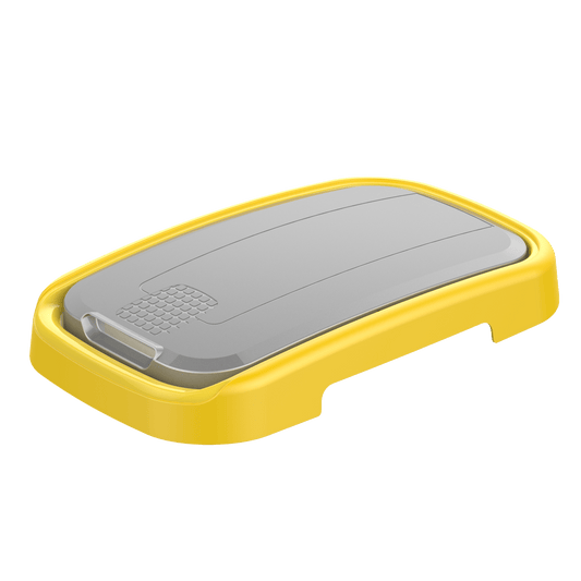 Bricocenter DUSTBIN COVER ECOSWING 40LT YELLOW CORNICIE