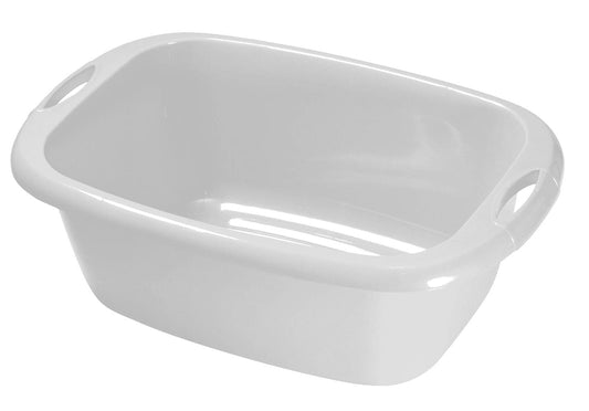 Bricocenter CREAM PLASTIC RECTANGULAR BASIN H15W30D38CM LT22