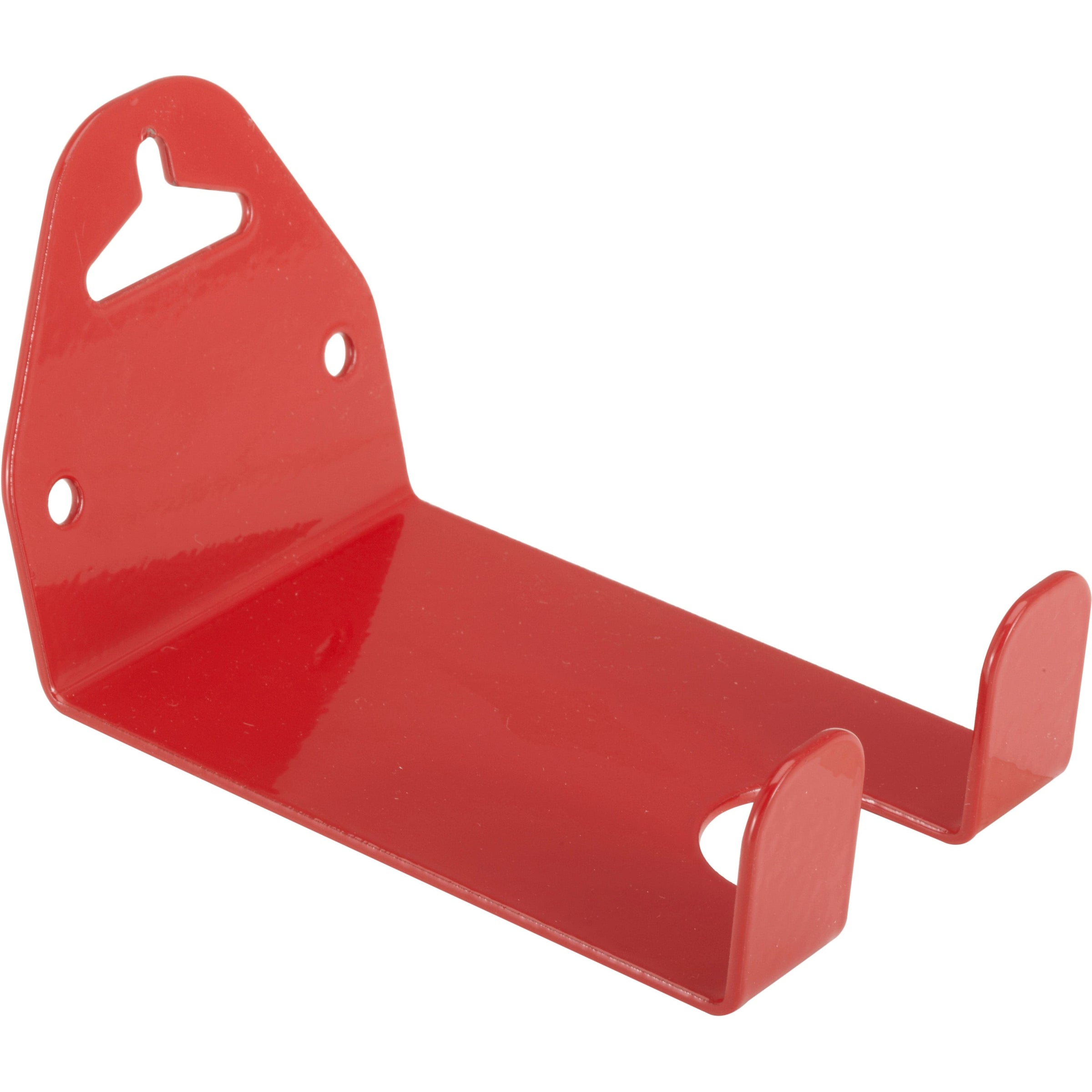 Bricocenter GALVANISED METAL BICYCLE GARAGE HOOK L12.5 H7.7CM RED