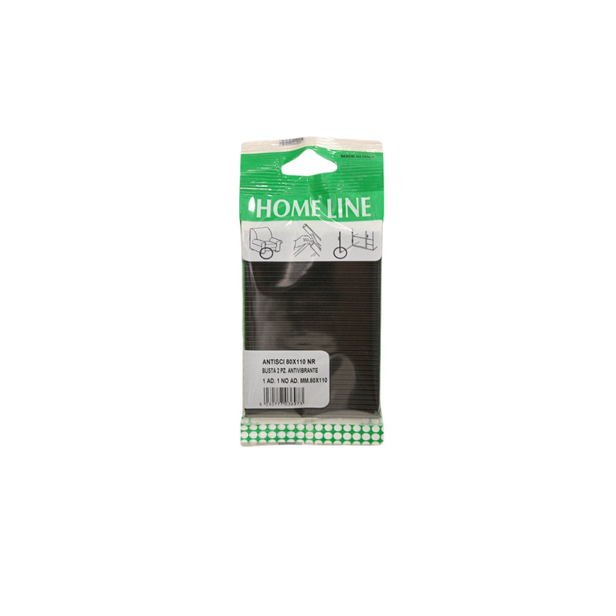 Bricocenter 2PCS ADHESIVE VIBRATION DAMPER MM80X110