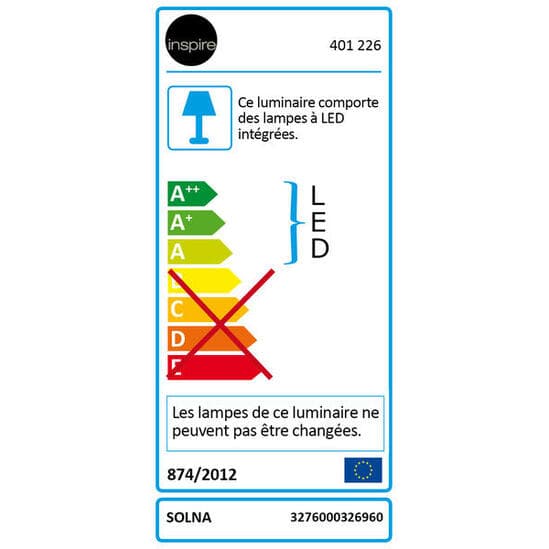 Bricocenter SOLAR PEG SOLNA D7.3 H36 CM COLD LIGHT IP33