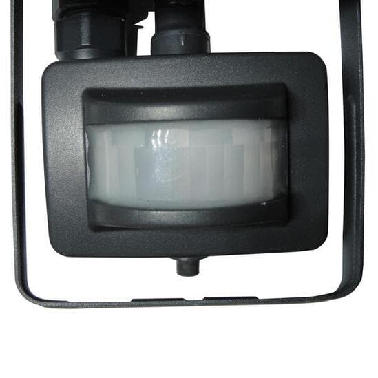 YONKERS ALUMINIUM PROJECTOR BLACK LED20W WITH MOTION SENSOR - best price from Maltashopper.com BR420001414