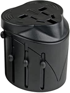 Bricocenter ITALY-WORLD TRAVEL ADAPTER BLACK