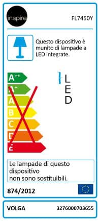 Bricocenter VOLGA 114 CM LED 2X20W NATURAL LIGHT IP65