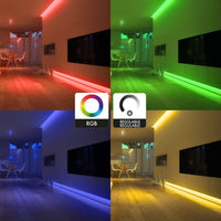 LED STRIP KIT 5MT 18W RGB WITH WI-FI CONTROLLER AND REMOTE CONTROL IP65