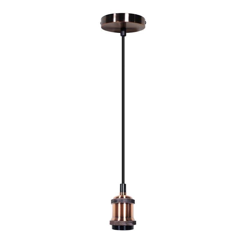ALUMINIUM BRONZE LAMP HOLDER E27=60W CABLE 1.5 M - best price from Maltashopper.com BR420005939