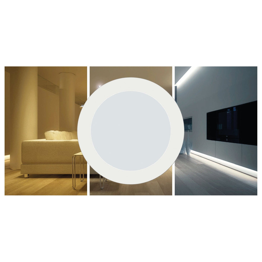 RECESSED SPOTLIGHT SMART ROUND WHITE D8 CM LED 3W CCT DIMMABLE SMART
