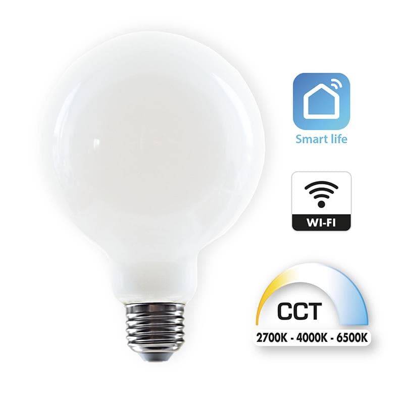 LED SMART BULB E27=75W FROSTED GLOBE