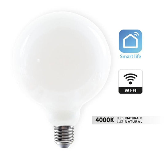 LED BULB SMART E27=70W GLOBE LARGE FROSTED NATURAL LIGHT