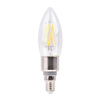 LED BULB SMART E14=40W CANDLE CLEAR CCT