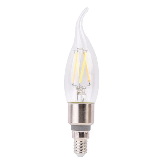 SMART LED BULB E14=40W WIND GUST TRANSPARENT CCT