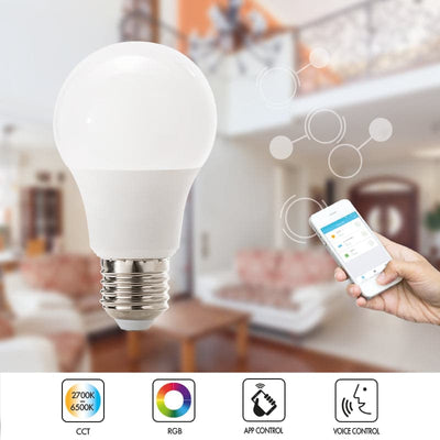 LED BULB SMART E27=60W FROSTED DROP CCT RGB - best price from Maltashopper.com BR420006283