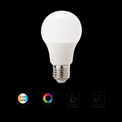 LED BULB SMART E27=60W FROSTED DROP CCT RGB - best price from Maltashopper.com BR420006283