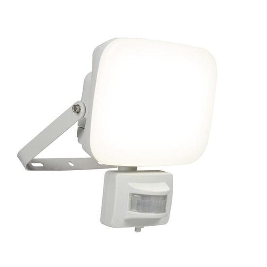 Bricocenter KANTI ALUMINIUM PROJECTOR WHITE LED 20W IP44 WITH MOTION SENSOR