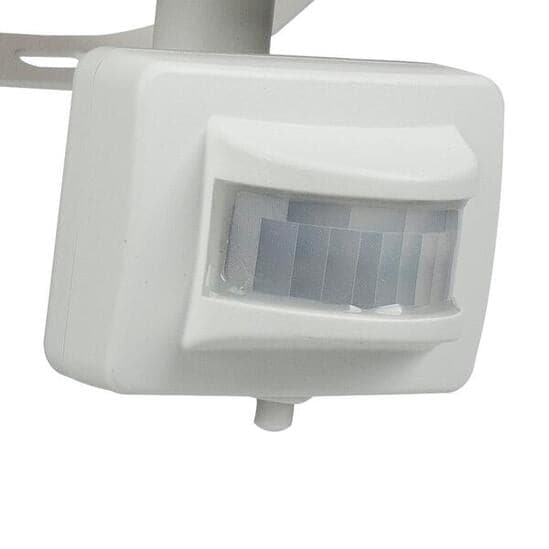 Bricocenter KANTI ALUMINIUM PROJECTOR WHITE LED 30W IP44 WITH MOTION SENSOR