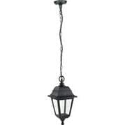 Bricocenter SIMA PLASTCA BLACK CHANDELIER 15.3X15.3X98 CM E27=25W IP44