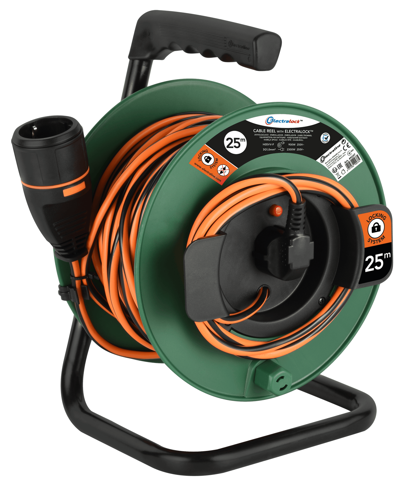 Bricocenter ELECTRALOCK GARDEN CABLE REEL 2X1,5 MT20