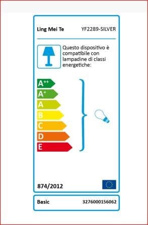 Bricocenter FLOOR LAMP BASIC SILVER H179 E27=60W