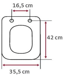 WC SEAT THESIS WHITE EU MDF