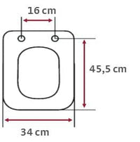 WC SEAT CONCA WHITE EU MDF