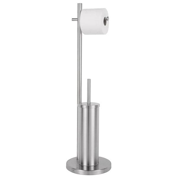 TOILET ROLL HOLDER AND TOILET BRUSH CIRCLE SENSEA BRUSHED D 205, H 73.7 CM STAINLESS STEEL