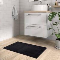 TERRY BATH MAT 50X80 BLACK SENSEA