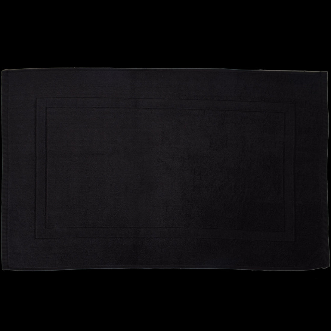 TERRY BATH MAT 50X80 BLACK SENSEA