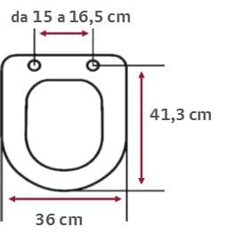 EASY ROUND WHITE TOILET SEAT - TOP FIX