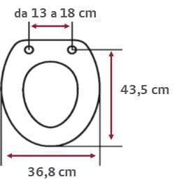 WC SEAT REMIX OVAL WHITE - METAL HINGES - SLOW CLOSING - TOP FIX